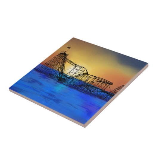 Meereshöhen Roller Untersetzer (Seite)