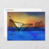 Meereshöhen Roller Untersetzer Postkarte (Vorne/Hinten)