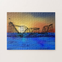 Meereshöhen Roller Untersetzer Puzzle