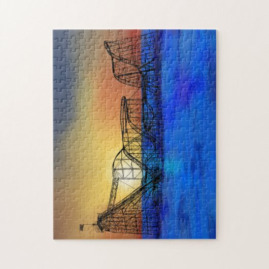 Meereshöhen Roller Untersetzer Puzzle (Vertikal)