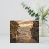 Meereshöhle am Windansea Beach Postkarte (Stehend Vorderseite)