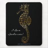MEERESHORSE 3D Metallic Art Mousepad (Vorne)