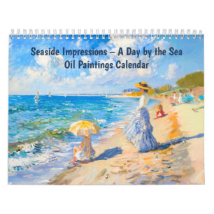 Meeresimpressionen – Ein Tag am Meer Ölmalerei Kalender