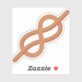 Meeresknoten Aufkleber (Blatt)