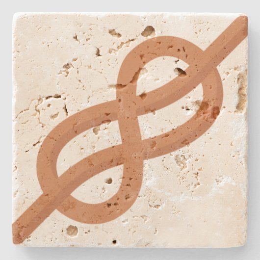 Meeresknoten Steinuntersetzer (Vorderseite)