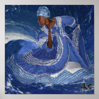 Meereskönigin YEMAYA Poster