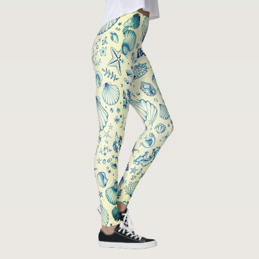 Meereskoralle Leggings (Rechts)