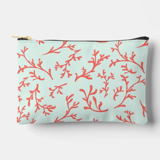 Meereskoralle Zubehörtasche (Vorderseite)