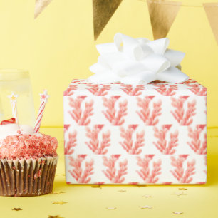 Meereskorallen-Wasserfarben-Wiederholungsmuster Geschenkpapier