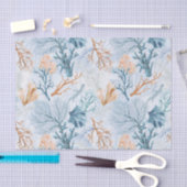 Meereskorallenblauer Blauer Ozean Seidenpapier (Handwerk)