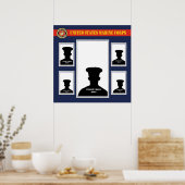 Meereskorps-Fotomaterial mit USMC-Siegel Poster (Küche)