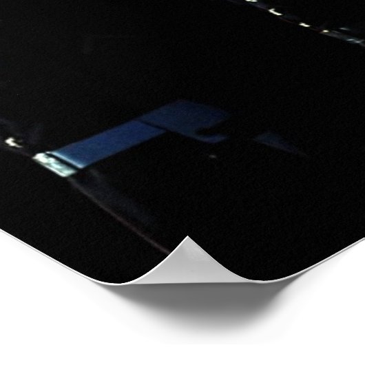 Meereskorps - Stille Bohrplattform Poster (Ecke)