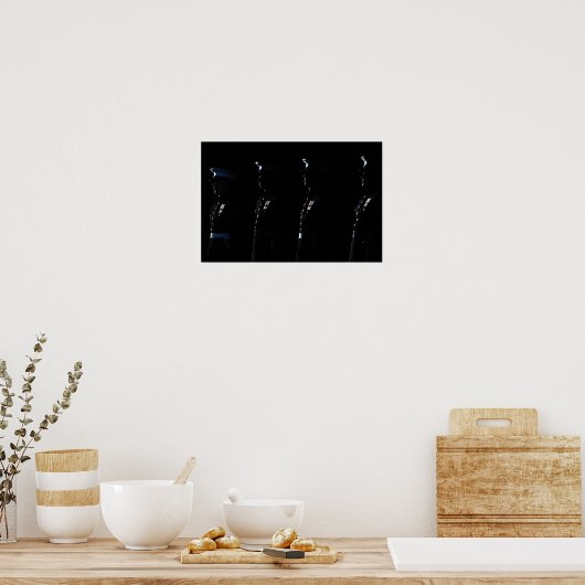 Meereskorps - Stille Bohrplattform Poster (Küche)