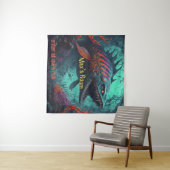 Meereskreatur Wandteppich (Beispiel (Horizontal))