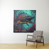 Meereskreatur Wandteppich (Beispiel)