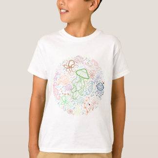 Meereskreaturen Kunst Design T-Shirt