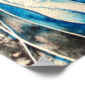 Meereskunst der Qualle Poster (Ecke)