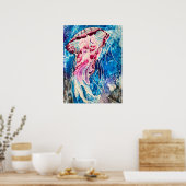 Meereskunst der Qualle Poster (Küche)