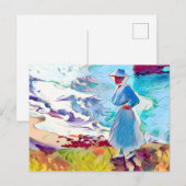 Meereskunst Postkarte (Vorne/Hinten)