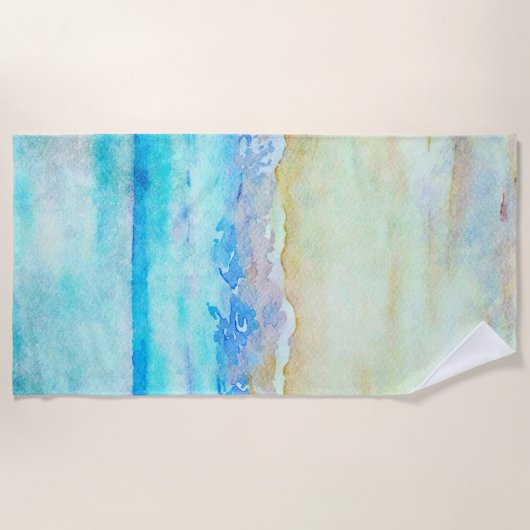 *~* Meeresküste AR7 Beach Nautical Waves Surf Beac Strandtuch (Vorderseite)