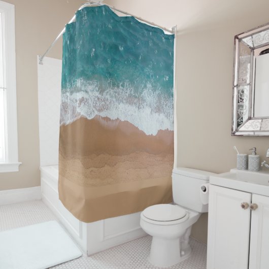 Meeresküste Duschvorhang (Beispiel)