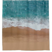 Meeresküste Duschvorhang (Vorderseite)