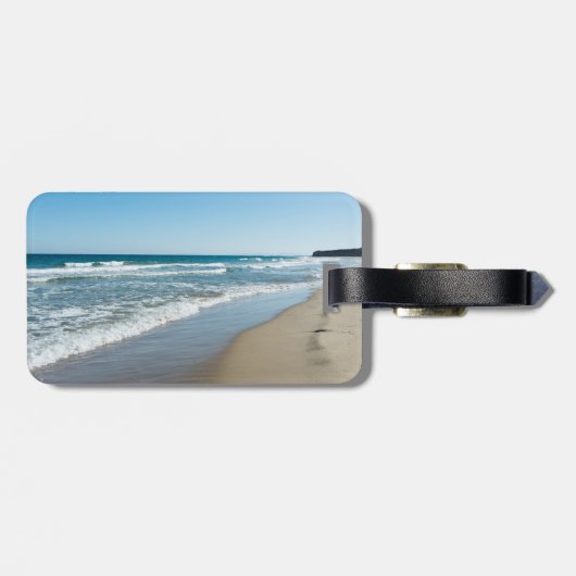 Meeresküste Gepäckanhänger (Rückseite horizontal)