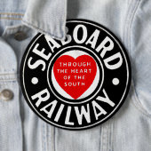 Meeresküste-Luftverkehrslinie Bahnherz-Logo Button (Beispiel)