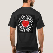 Meeresküste-Luftverkehrslinie Bahnherz-Logo T-Shirt (Rückseite)