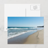Meeresküste Postkarte (Vorne/Hinten)