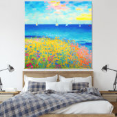 Meereslandschaft 08 leinwanddruck (Insitu (Schlafzimmer))