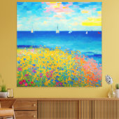 Meereslandschaft 08 leinwanddruck (Insitu (Wohnzimmer))