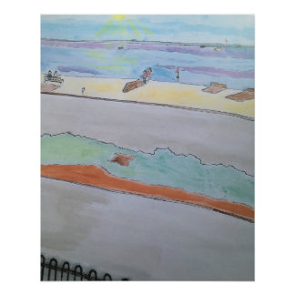 Meereslandschaft Essex/Westcliff Poster