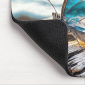 Meereslandschaft in Schmetterlingsflügeln Mousepad (Ecke)
