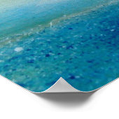 Meereslandschaft, Kornküste Poster (Ecke)