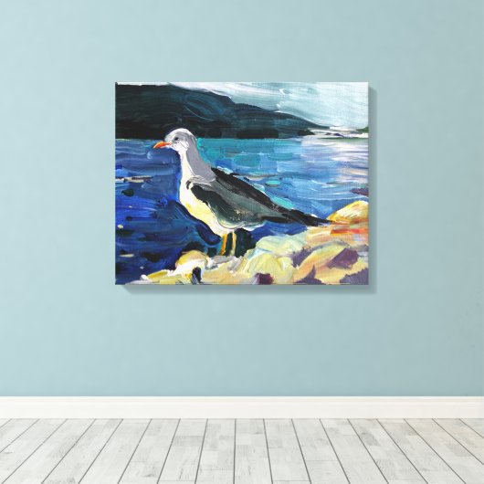 Meereslandschaft Leinwanddruck (Insitu (Holzboden))