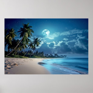 Meereslandschaft Meditation Ruhe Poster