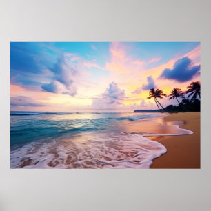 Meereslandschaft Meditation Ruhe Poster