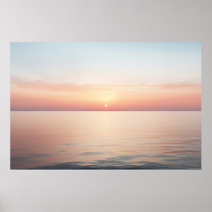 Meereslandschaft Meditation Ruhe Poster