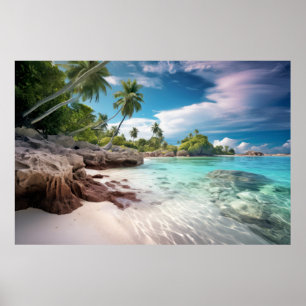 Meereslandschaft Meditation Ruhe Poster