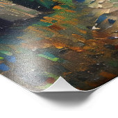 Meereslandschaft Neo-Impressionismus Fotodruck (Ecke)