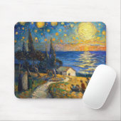 Meereslandschaft Neo-Impressionismus Mousepad (Mit Mouse)