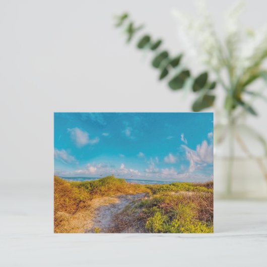 Meereslandschaft Postkarte (Stehend Vorderseite)