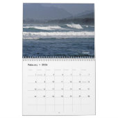 Meereslandschaften von beiden amerikanischen Küste Kalender (Feb 2026)