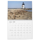 Meereslandschaften von beiden amerikanischen Küste Kalender (Mär 2027)