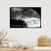 MEERESLAUENCAVEN POSTER (Küche)