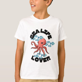Meereslebefresser Oktopus Kinder T - Shirt