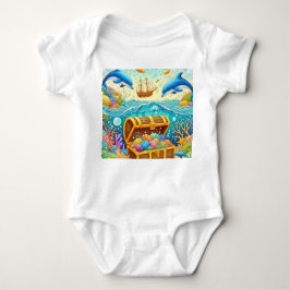 Meeresleben Baby Strampler