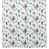 MEERESLEBEN DUSCHVORHANG (Vorderseite)