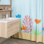 Meeresleben Duschvorhang